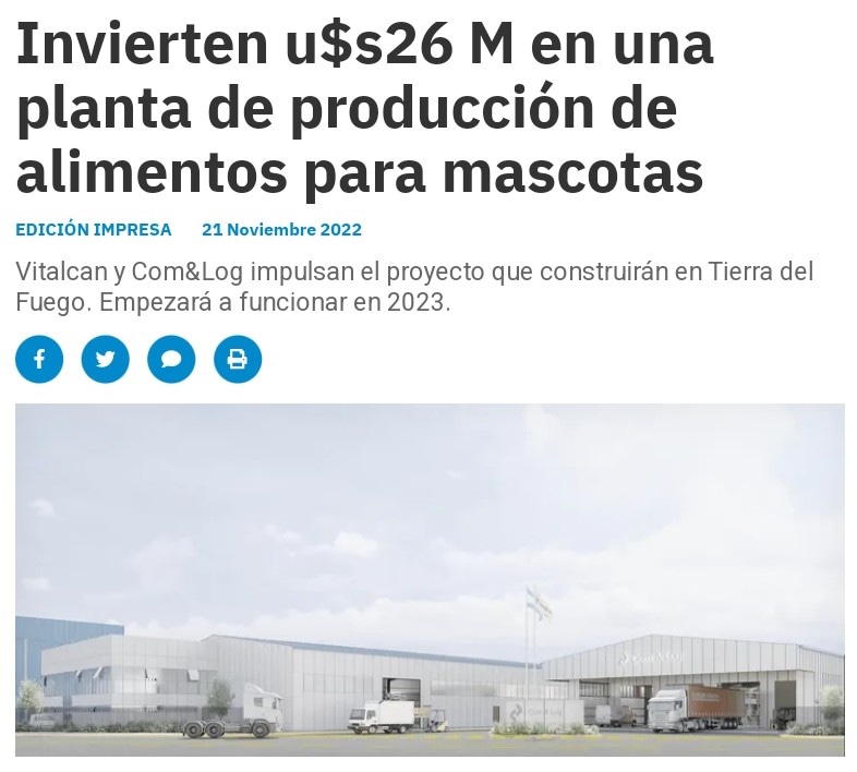 _BrandPartners's tweet photo. 🐕 Invierten u$s26 M en una planta de producción de alimentos para mascotas  
👉🏼 Nuestro trabajo para @ClubVitalcan en @Ambitocom 

#animales #estadodeanimo #pandemia #compañia #mascotas #perros #gatos #hogares #salud #homeoffice
https://t.co/4vcEbE7edx https://t.co/r5rBZi8xbk