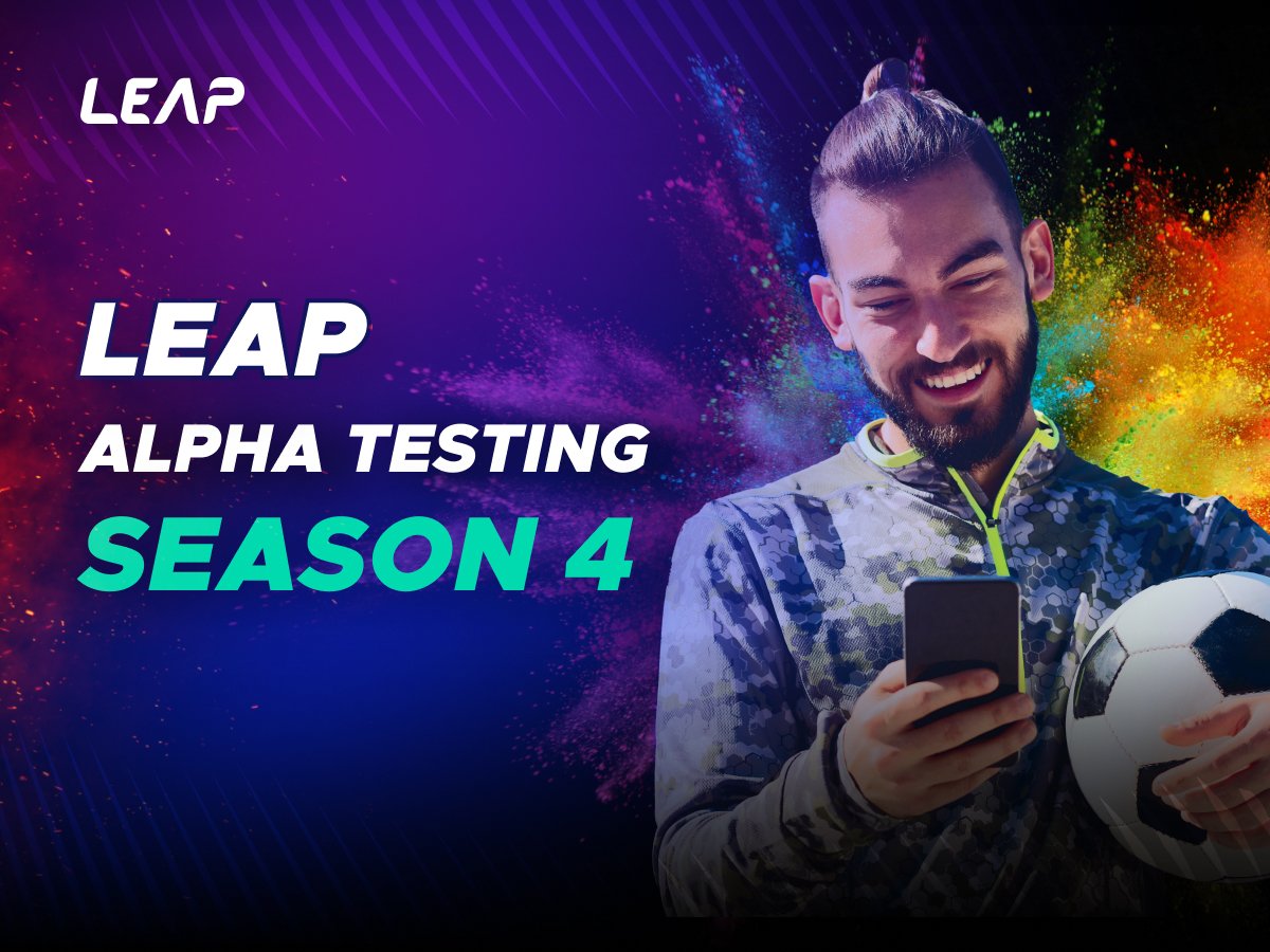Play_Leap's tweet photo. #LEAP App Alpha Testing Season 4 starts today!
It brings us just one step away from the Monthly Raffle among the most active testers💰
Apply for testing to jump in the next season's competition for $LEAP token prizes
👉https://t.co/cwUYjRjjkr
#leapin #testersprogramm #leapapp https://t.co/Qes0iCfrZU