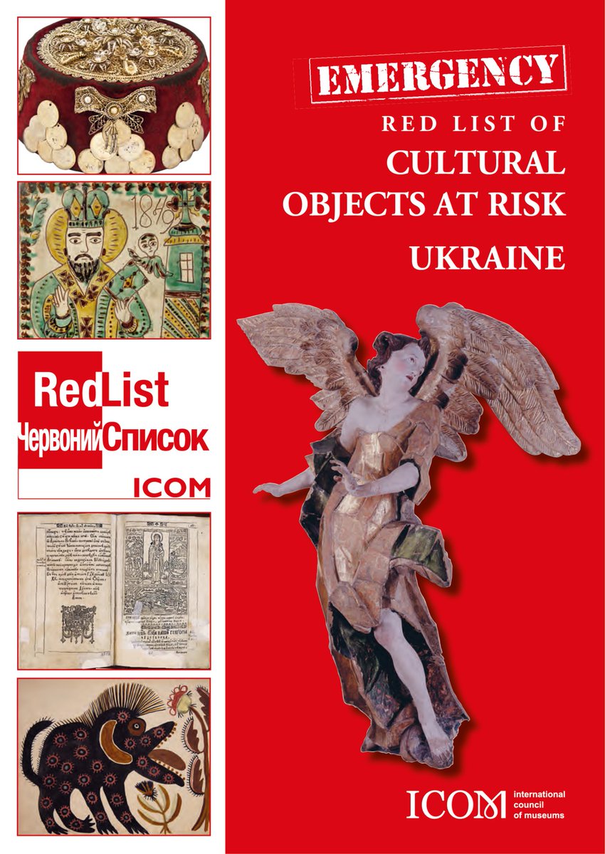 Ukrainas kulturarv är hotat! 

Museerna internationella samarbetsorganisation <a href="/IcomOfficiel/">International Council of Museums (ICOM)</a>  lanserar nu ”Röd lista för ukrainska kulturföremål i fara” 

Se länk för vilka föremål som är särskilt hotade ▶️ icom.museum/wp-content/upl…

Sprid gärna!