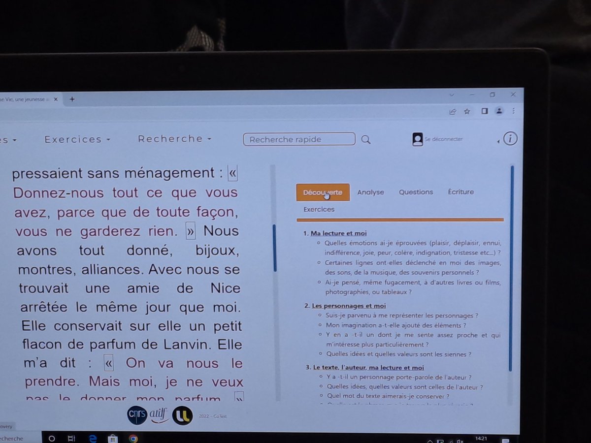 clgBouligny's tweet photo. Au @clgBouligny après #Lytext les élèves de 3ème testent #Cotext avec @Classe_Denis pour l'entraînement autonome aux epreuves du français du DNB. Des échanges constructifs et un retour d'expérience pertinent. https://t.co/AoKgrcfh7i