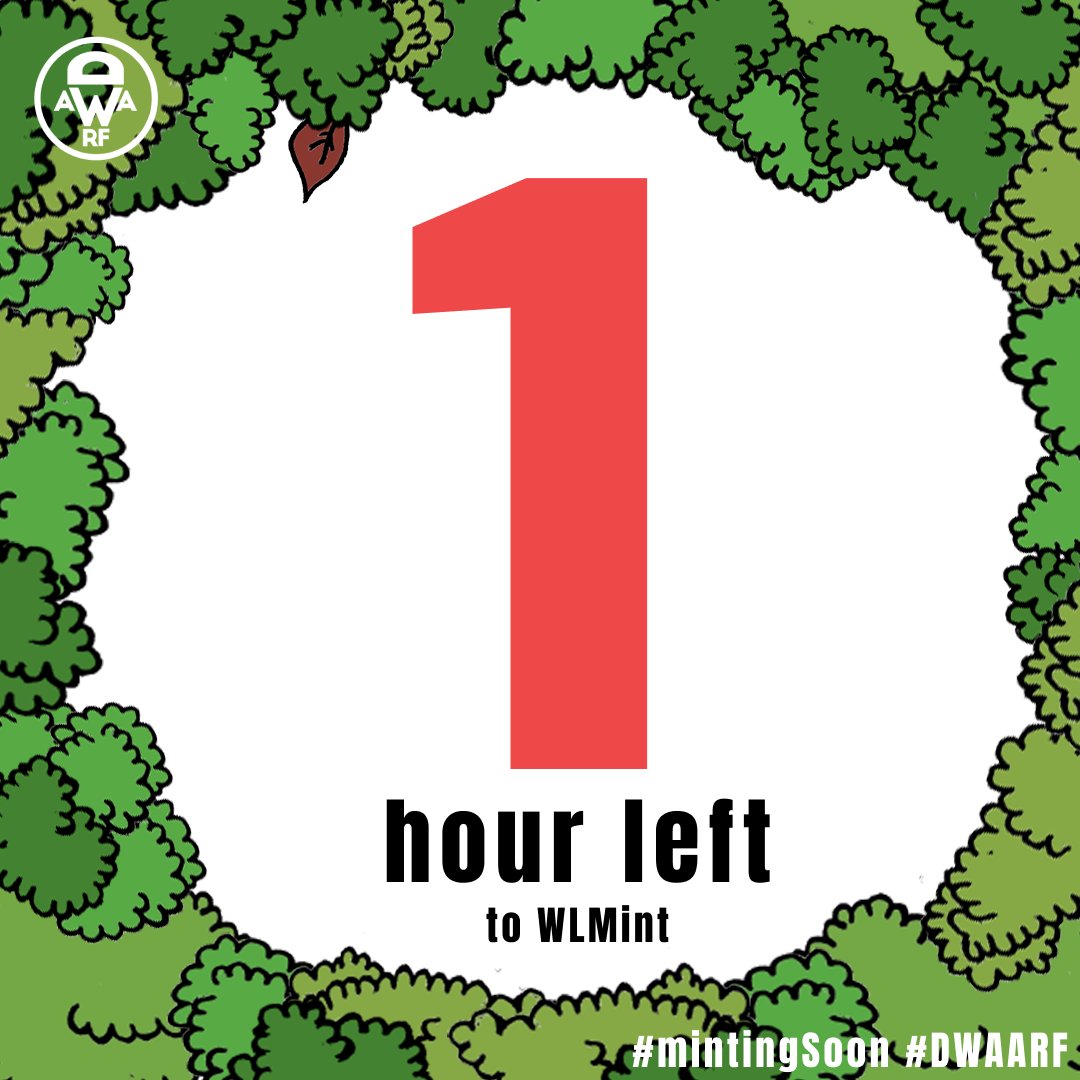 dwaarfwtf's tweet photo. 1 hour left to WL mint...

Mint here 👇
🔗https://t.co/ueeBqRvHVU
#MintingSoon #NFT #DWAARF https://t.co/3bR9TPpY7u