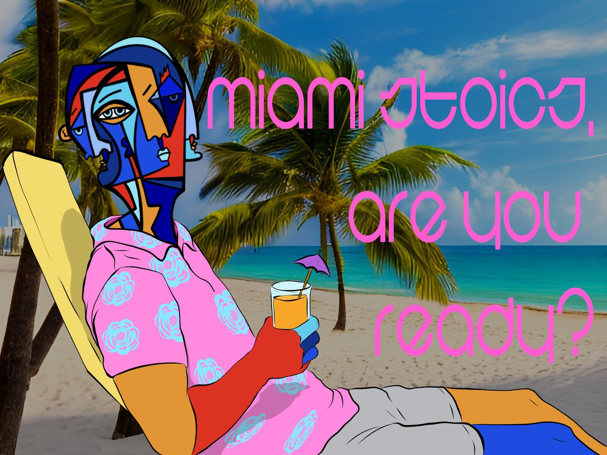 Give me a GM if you are ready for Miami (or ready to live vicariously through twitter posts)!! I will have some treats for those that find me in Miami and ask about the
the Owlpha Hour! <a href="/_OWLPHA/">OWLPHA</a>
<a href="/TheStoicsNFT/">The Stoics by Gabe Weis</a> <a href="/GabrielJWeis/">Gabe Weis</a>
