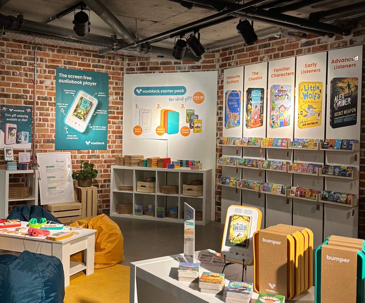 Hello Edinburgh 👋 
Come and visit our pop-up shop in Waverley Market! Part of egg&amp;co's Christmas shop, open 10-6 Tues-Sun. 
See you there!🎄📚 #Edinburgh #audiobooks