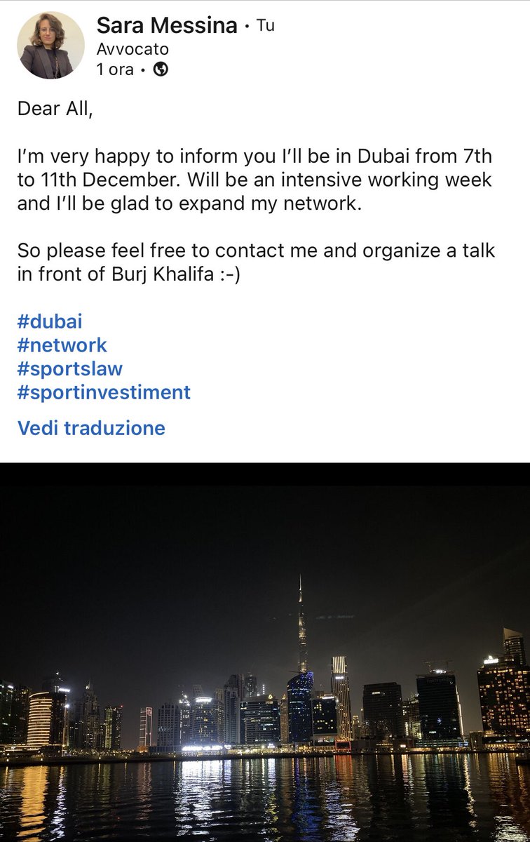 Waiting for you in #Dubai 
#network #sportslaw #sportinvestment