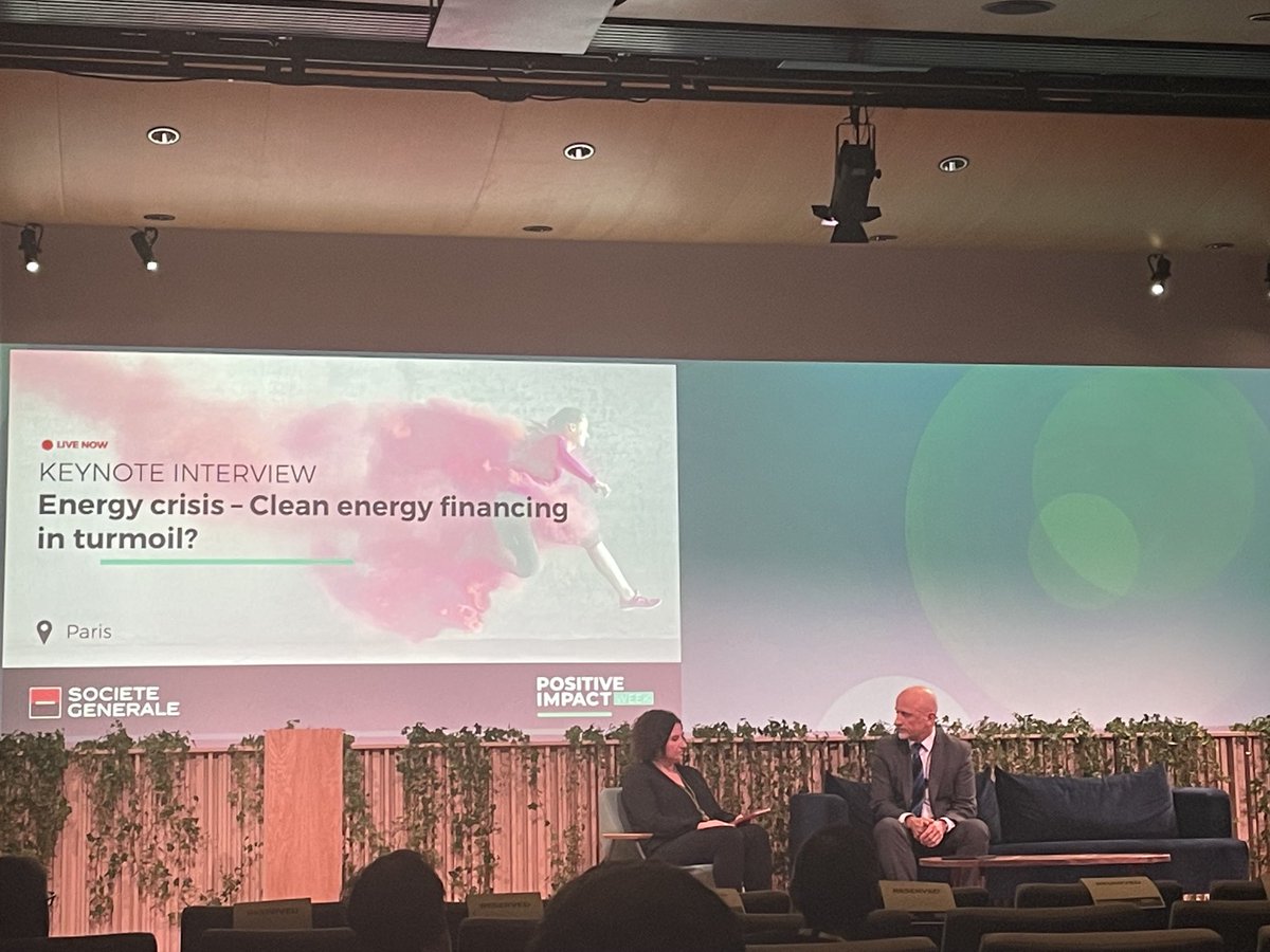 yannis_na's tweet photo. La #positiveimpactweek commence @SocieteGenerale  1er thématique @HacinaPy and #timgould crisis #clean energy financing in turmoil ? https://t.co/8KRjTra4uy