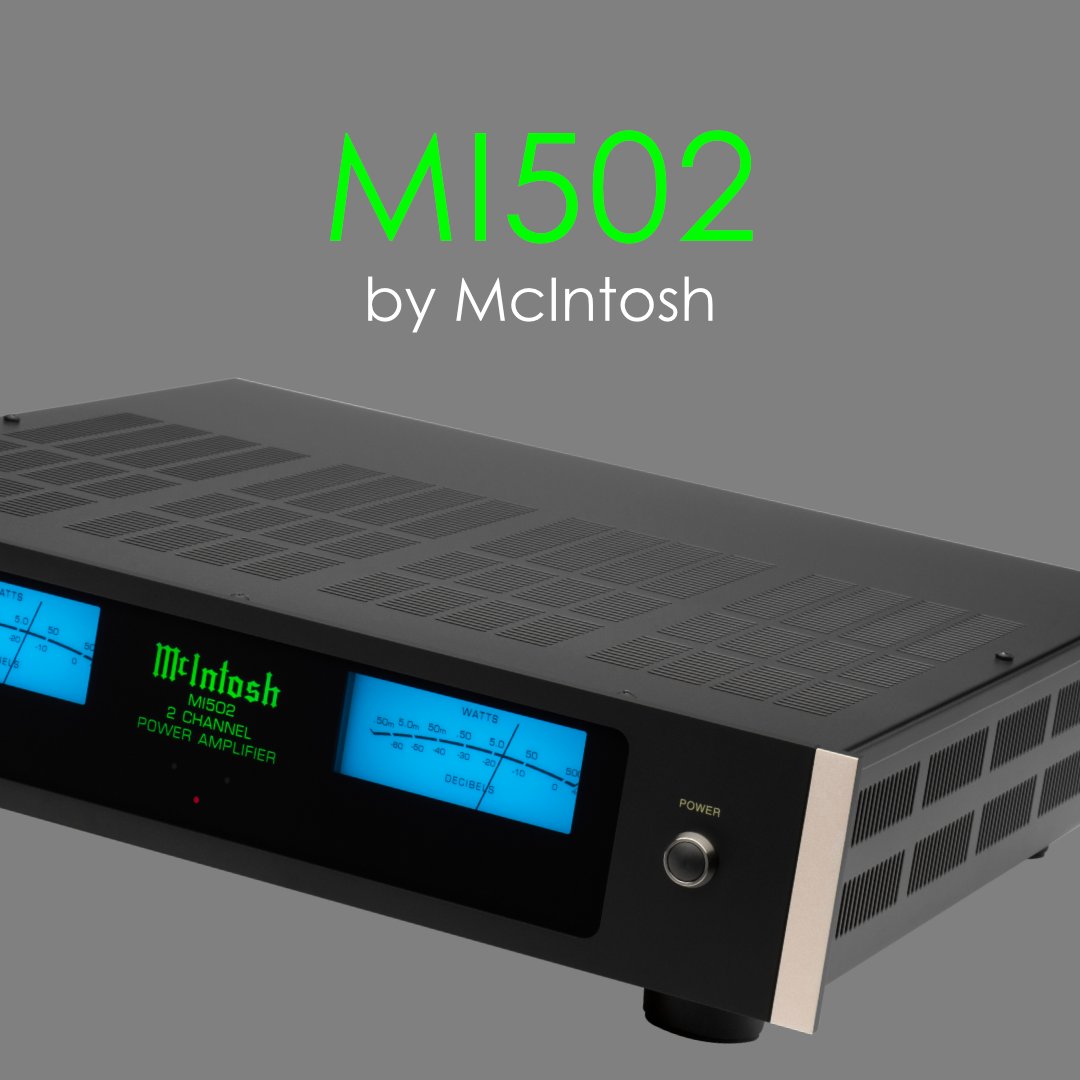 FinesoundsUK's tweet photo. The MI502 2-Channel Amplifier is an exciting addition to a custom-installed or home theater system, delivering 500 Watts (8 Ohms) or 800 Watts (4 Ohms). #mcintoshlabs #mcintosh #mi502 #custominstall #homecinema #cifi #cinema #home #amplifier #hifi #finesounds #finesoundsuk https://t.co/OJXUH326Et