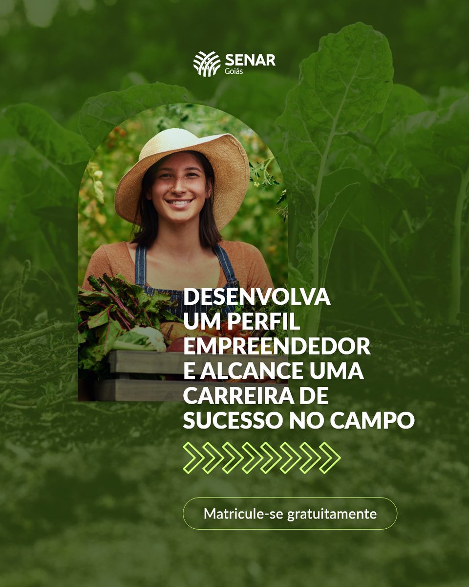SistemaFaeg's tweet image. Você está preparado(a) para enfrentar os desafios de assumir um negócio rural? 

Conte com o Senar Goiás nessa jornada e conheça o programa Jovem Empresário Rural.

🎯 Para garantir uma vaga, acesse: bit.ly/3ELWIK6