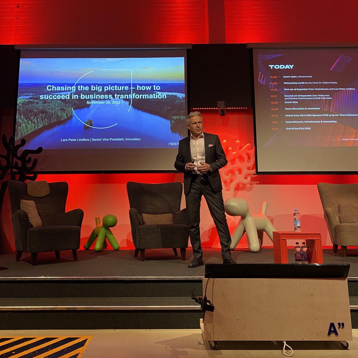 Tua Björklund (@tuabjorklund) on Twitter photo Curiosity, courage & cooperation - it takes a balance of strategic risk taking + exploration to innovate. <a href="/lindforslp/">Lars Peter Lindfors</a> <a href="/NesteGlobal/">Neste</a> uses portfolio thinking to practice this, with 50% developing current business, 40% next generation business & 10% open exploration. #PDX <a href="/AaltoDF/">Aalto Design Factory</a> Curiosity, courage & cooperation - it takes a balance of strategic risk taking + exploration to innovate. <a href="/lindforslp/">Lars Peter Lindfors</a> <a href="/NesteGlobal/">Neste</a> uses portfolio thinking to practice this, with 50% developing current business, 40% next generation business & 10% open exploration. #PDX <a href="/AaltoDF/">Aalto Design Factory</a>