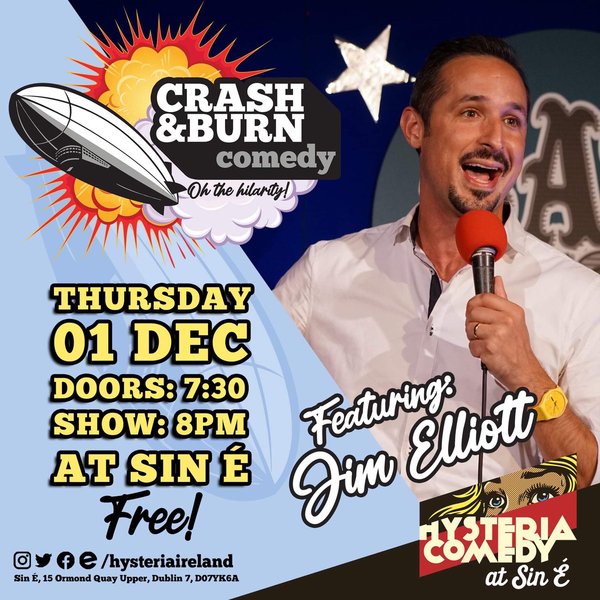 Crash & Burn Comedy tweet media