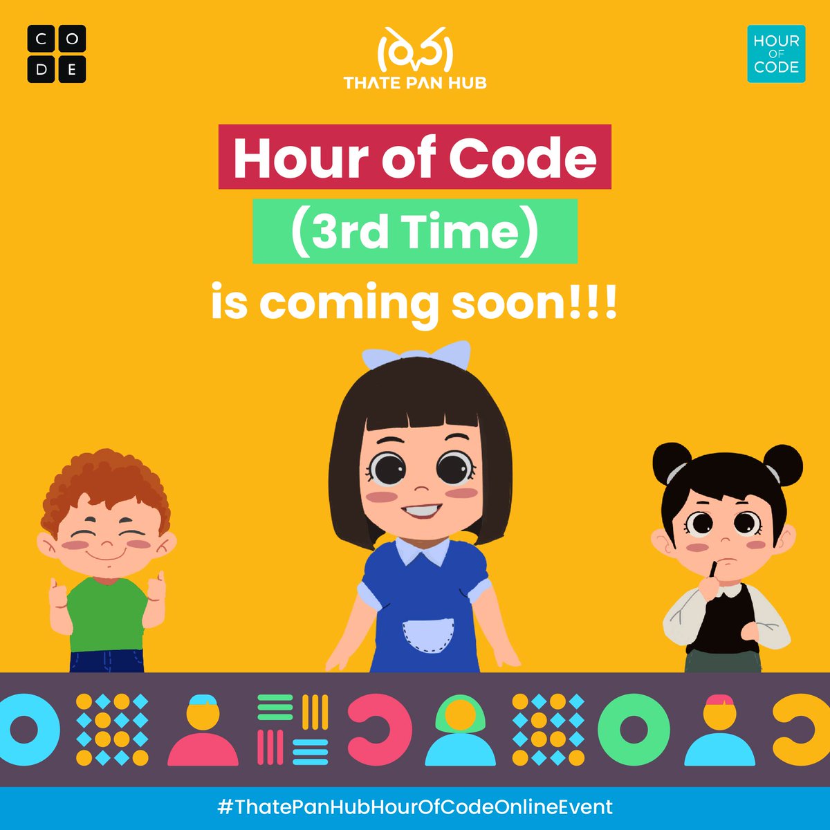 thatepanhub's tweet photo. For kids who want to learn the basics of Computer Science, we are here to let you know that the “Hour of Code” program is finally back. "Hour of Code" is a free of charge program which will only take one and half hours.

#ThatePanHubHourOfCodeOnlineEvent
#ThatePanHub https://t.co/zzfgu8mikL