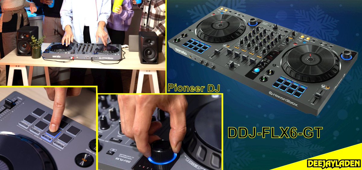 Jetzt NEU bei uns!✨- Der Pioneer DJ DDJ-FLX6-GT ist ein 4-Kanal DJ Controller. Das neue Design des DDJ-FLX6-GT bietet neben dem frischen Aussehen auch eine neue Haptik für die Vollformat-Jog-Wheels.😎

Alles Weitere dazu👇
deejayladen.de/de/pioneer-dj-…
#deejayladen #pioneerdj #dj