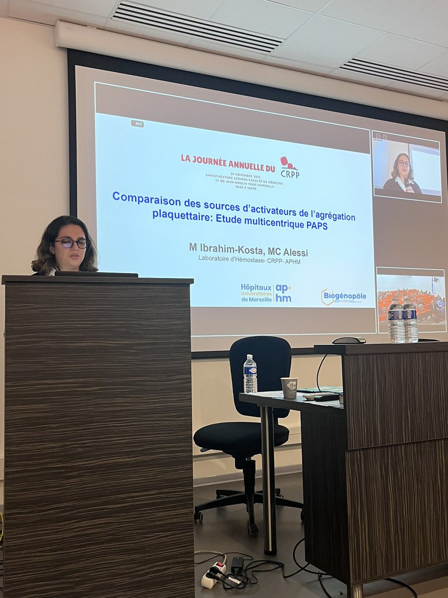 Centre de Référence des Pathologies Plaquettaires (@crpp12) on Twitter photo Journée annuelle du CRPP à 📍Marseille:
Le Dr <a href="/KostaManal/">Manal Ibrahim-Kosta</a> du <a href="/CRPP12/">Centre de Référence des Pathologies Plaquettaires</a> nous a présenté les résultats de l’étude multicentrique PAPS qui compare différentes sources d’activateurs de l’agregation plaquettaire. Merci Manal!@aphm_actu <a href="/FiliereMHEMO/">MHEMO</a> @univamu <a href="/reseau_c2vn/">C2VN</a> Journée annuelle du CRPP à 📍Marseille:
Le Dr <a href="/KostaManal/">Manal Ibrahim-Kosta</a> du <a href="/CRPP12/">Centre de Référence des Pathologies Plaquettaires</a> nous a présenté les résultats de l’étude multicentrique PAPS qui compare différentes sources d’activateurs de l’agregation plaquettaire. Merci Manal!@aphm_actu <a href="/FiliereMHEMO/">MHEMO</a> @univamu <a href="/reseau_c2vn/">C2VN</a>