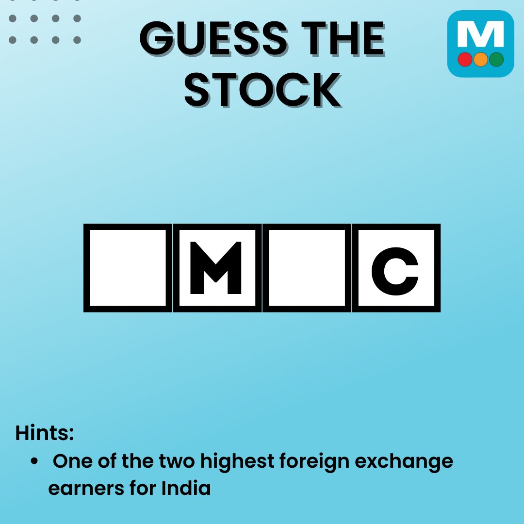 Marketsmojo's tweet photo. Can you guess this stock?
Comment below your answer
For more - https://t.co/36hlrP6r31
#Guessthestock #stockstowatch #stocks #stockmarketindia #nifty #investing #nse #finance #guessingingame #newguess #market #sensex #trading #MarketsMojo https://t.co/3czQ7kXDhh