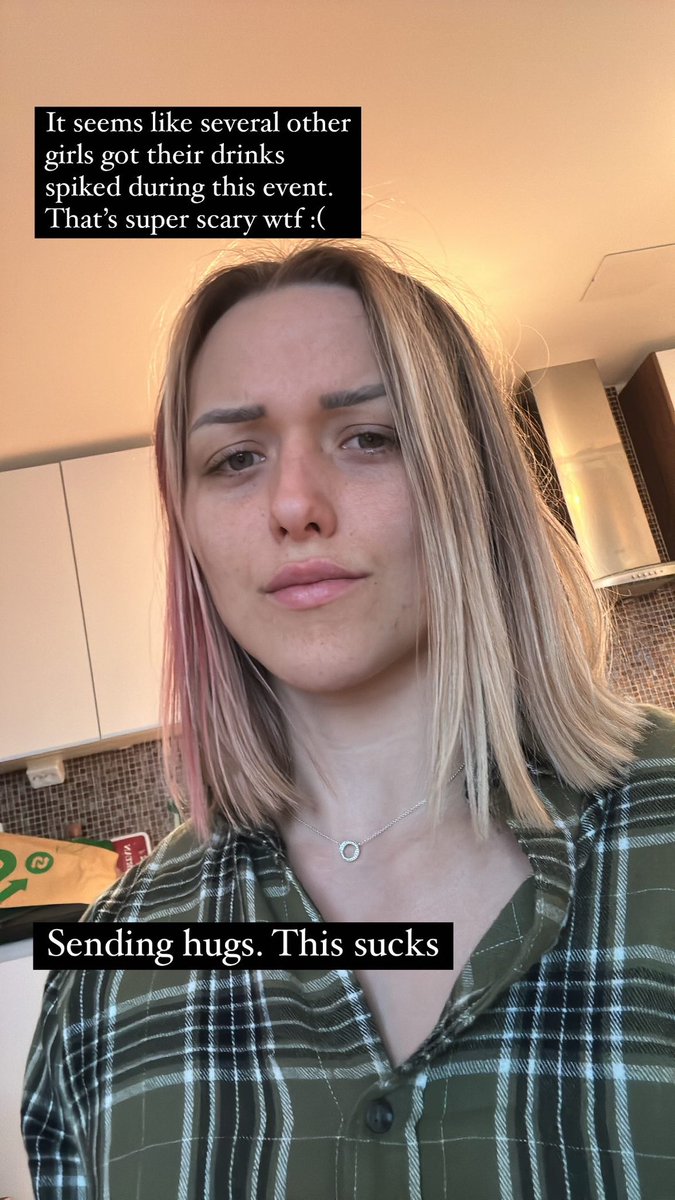 This happened at the parties connected to Dreamhack which is one of my favorite events ever. This is awful. Remember to look after each other. Insanely grateful to be surrounded by kind people, this could have ended way worse.