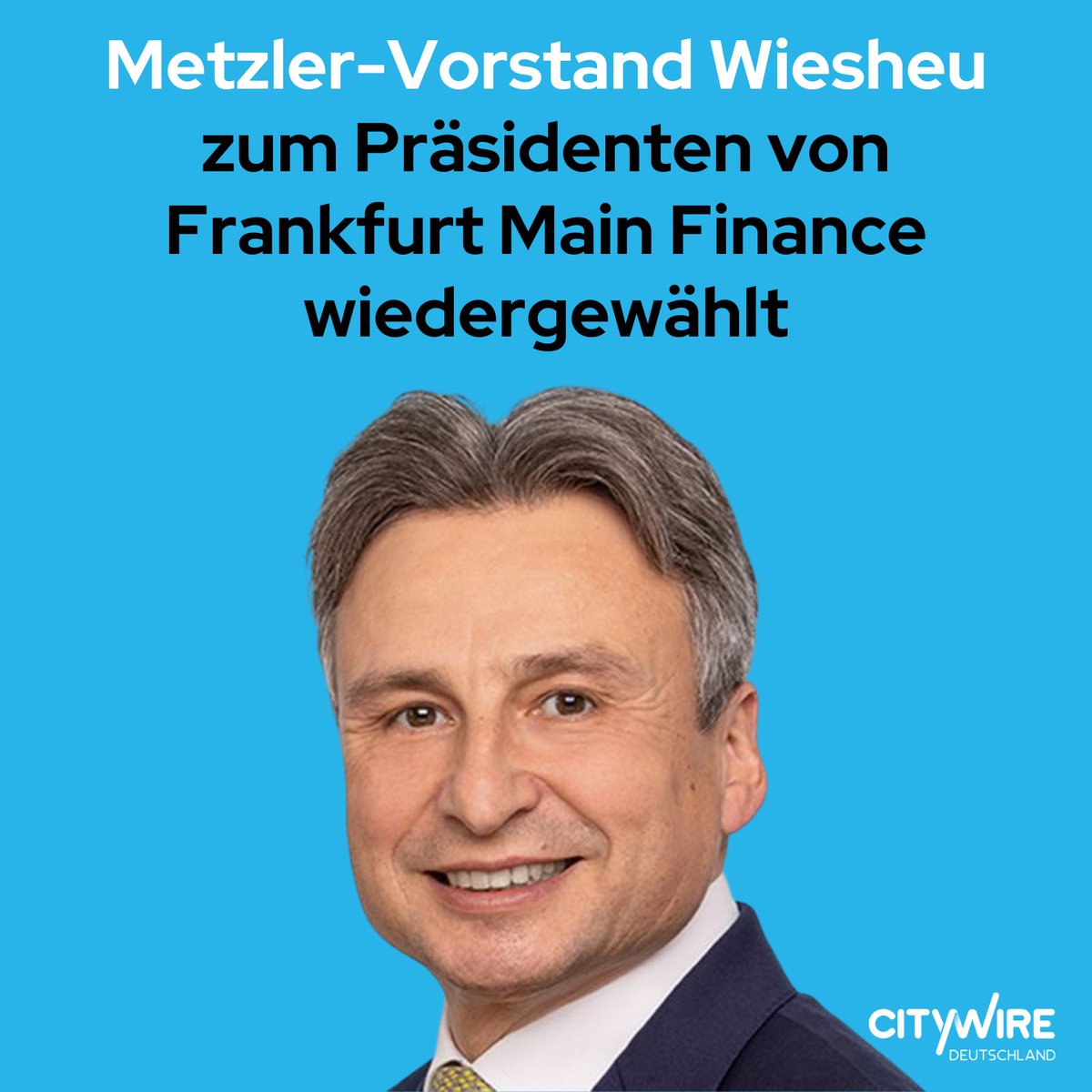 <a href="/BankhausMetzler/">Bankhaus Metzler</a>-Vorstand Wiesheu zum Präsidenten von Frankfurt Main Finance wiedergewählt!

➥ ow.ly/nSVG50LONul
Das Präsidium von <a href="/FMFdigital/">Frankfurt Main Finance</a> hat Gerhard Wiesheu für weitere zwei Jahre zum Präsidenten der Finanzplatzinitiative gewählt. 

#finance #vorstand