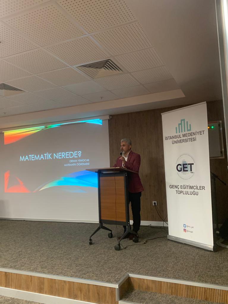 Genç Eğitimciler Topluluğu "Matematik Nerede?" konulu konferansı yazar Orhan Yeniocak'ın sunumuyla 16 Kasım 2022 tarihinde gerçekleştirdi. Konferans kapsamında matematiğin günlük hayatta nerelerde olduğu, matematiğin derinliği gibi konulardan bahsedildi.