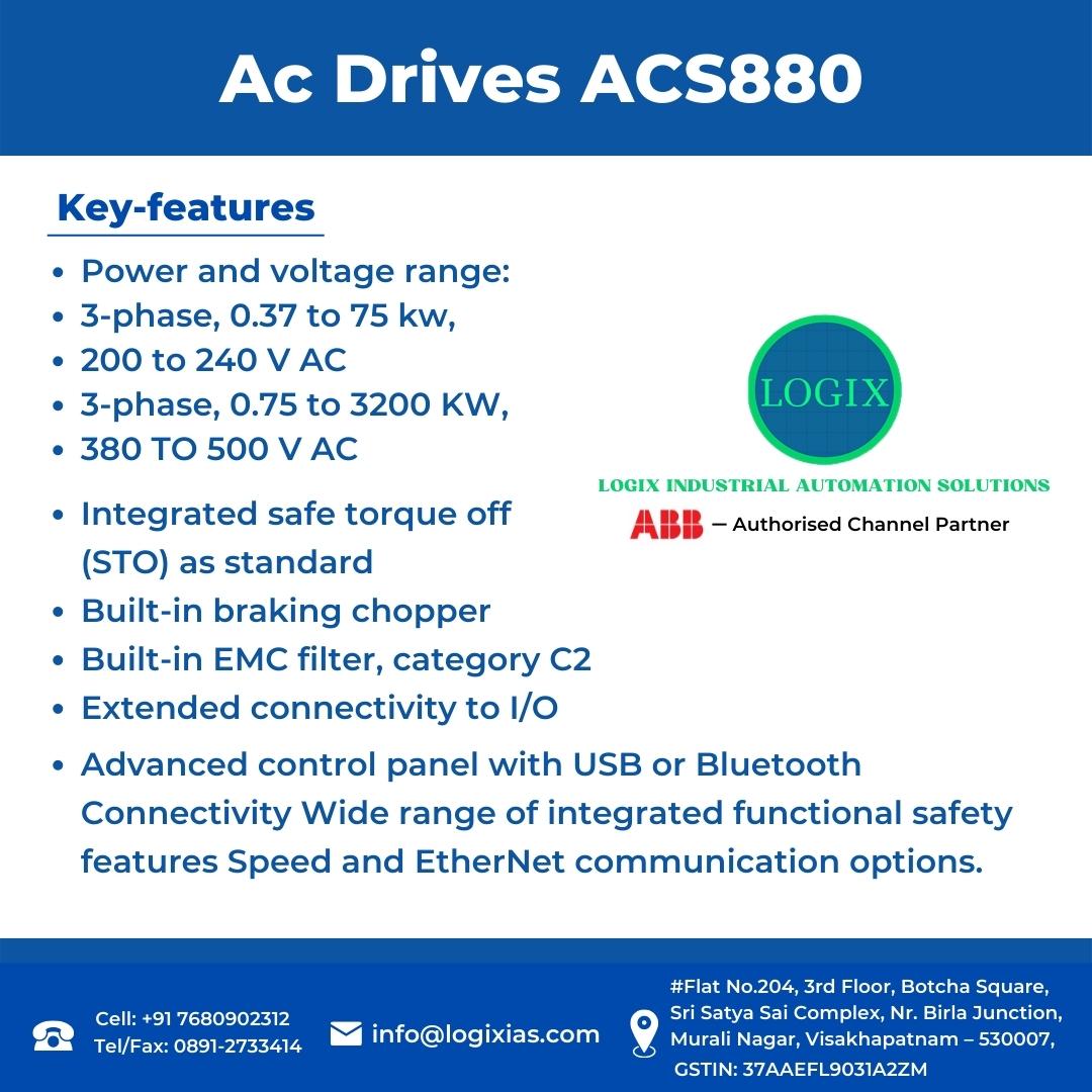 logixias's tweet photo. AC Drives ACS880 is for sale this machine is used by all types of industries.
.
.
For info Visit Us: https://t.co/ttBQFUe8bb
Call Us : 7680902312
.
.
#Logixias #vizag #acdrivesACS880 #abbauthorized #authorizeddealers #pcs #motors #switchgears #steelinduatries #sugarindustry #ac https://t.co/xk3sIU8vmr