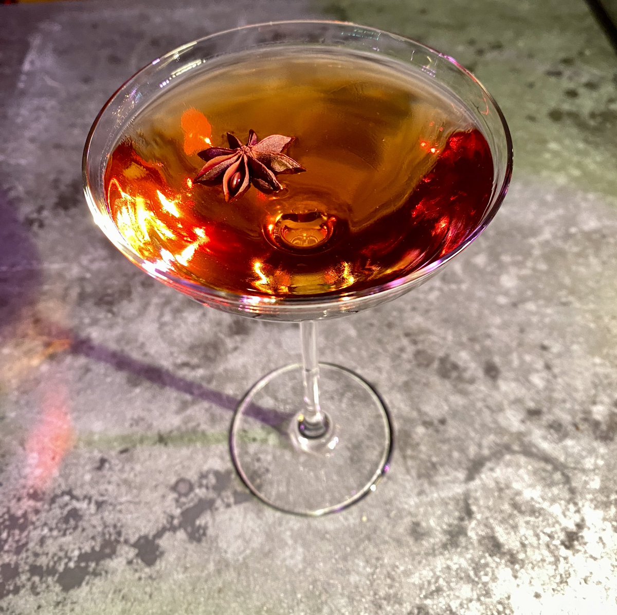 blind_bus's tweet photo. Dunderstruck Part Deux at the BBD.
Rum, Rum with pineapple and Vermouth with a dash of bitters.
Dangerously smooth! https://t.co/v5bOxJSy9j