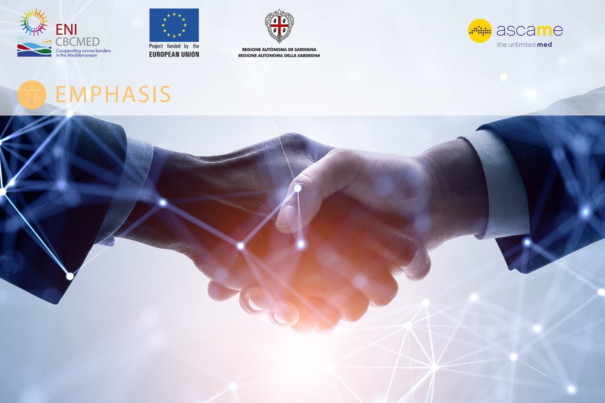 Emphasis_MED's tweet photo. 📣 OPPORTUNITY: EMPHASIS partner, @AscameProjects launches a tender for the provision of innovation support services to the four selected beneficiaries of the project!

Deadline for the submission of applications: 5/12

For more information, please visit: https://t.co/5PZJu8zntO https://t.co/PAL83B1AJT