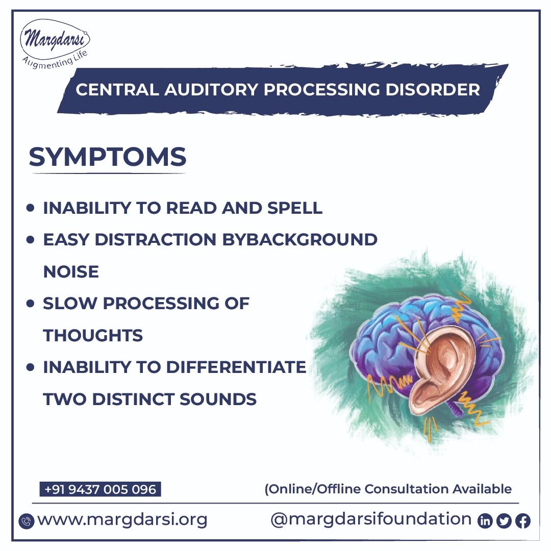 margdarsi_india's tweet image. Ask a health specialist if you experience persistent symptoms 

For Doctor’s Appointment,
📞 +91 9437 005 096

#margdarsifoundation #centralauditoryprocessing #centralauditoryprocessingdisorder #disorders #hearingproblems #hearingissues #hearingaids #slowprocessingofthoughts