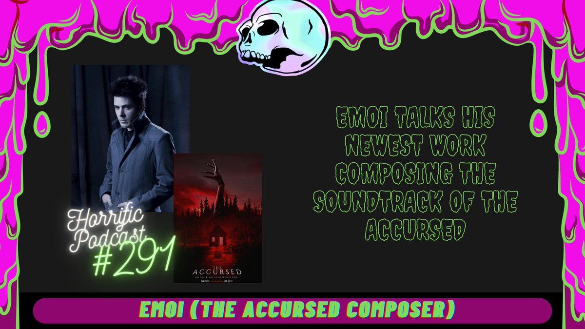 <a href="/emoimusic/">ÉMOI</a>  all about his new project The Accursed out now on Shudder and compares the drastic tone change in his work from Willy's Wonderland!
podcasts.apple.com/us/podcast/hor…

#horrormovies #horrormoviecomposer #theaccursed #willyswonderland #interview #Podcasters