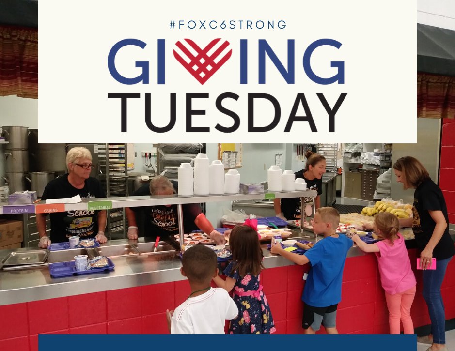 Tomorrow is #GivingTuesday, Feed It Forward to a Fox C-6 student to clear the worry of unpaid meal account balances. A donation of just $1.75-$3.35 will give the gift of a school breakfast or lunch. Make a donation at the following link: fox.revtrak.net/food-and-nutri…