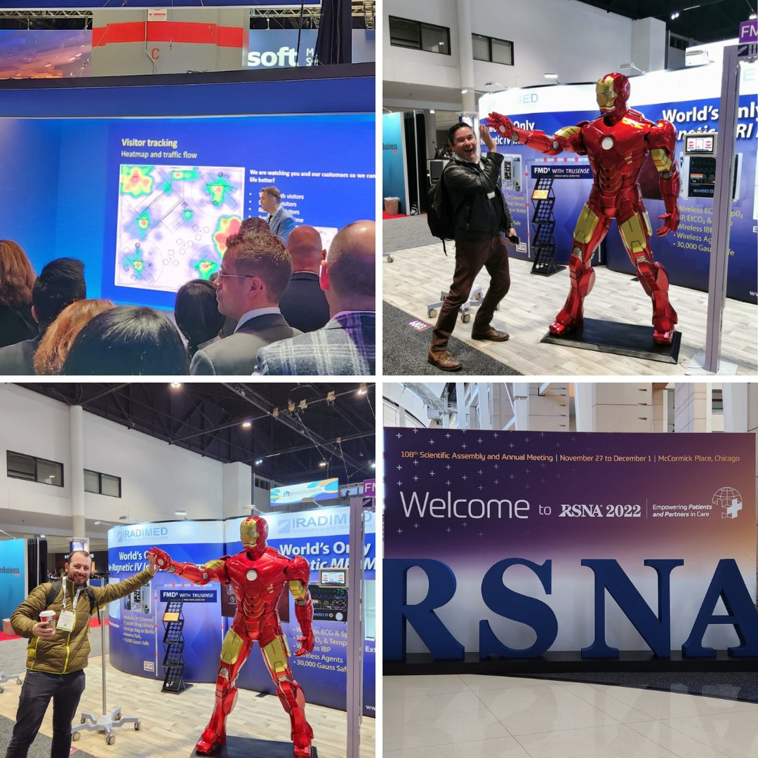Fantastic to be in #Chicago supporting a global client evaluate the impact of their presence at the <a href="/RSNA/">RSNA</a>'s Annual Meeting. 

Our analytics tech provides insight into busy times for their stand + footfall figures, engagement rates, flow routes &amp; more

#RSNA2022 #AudienceInsights