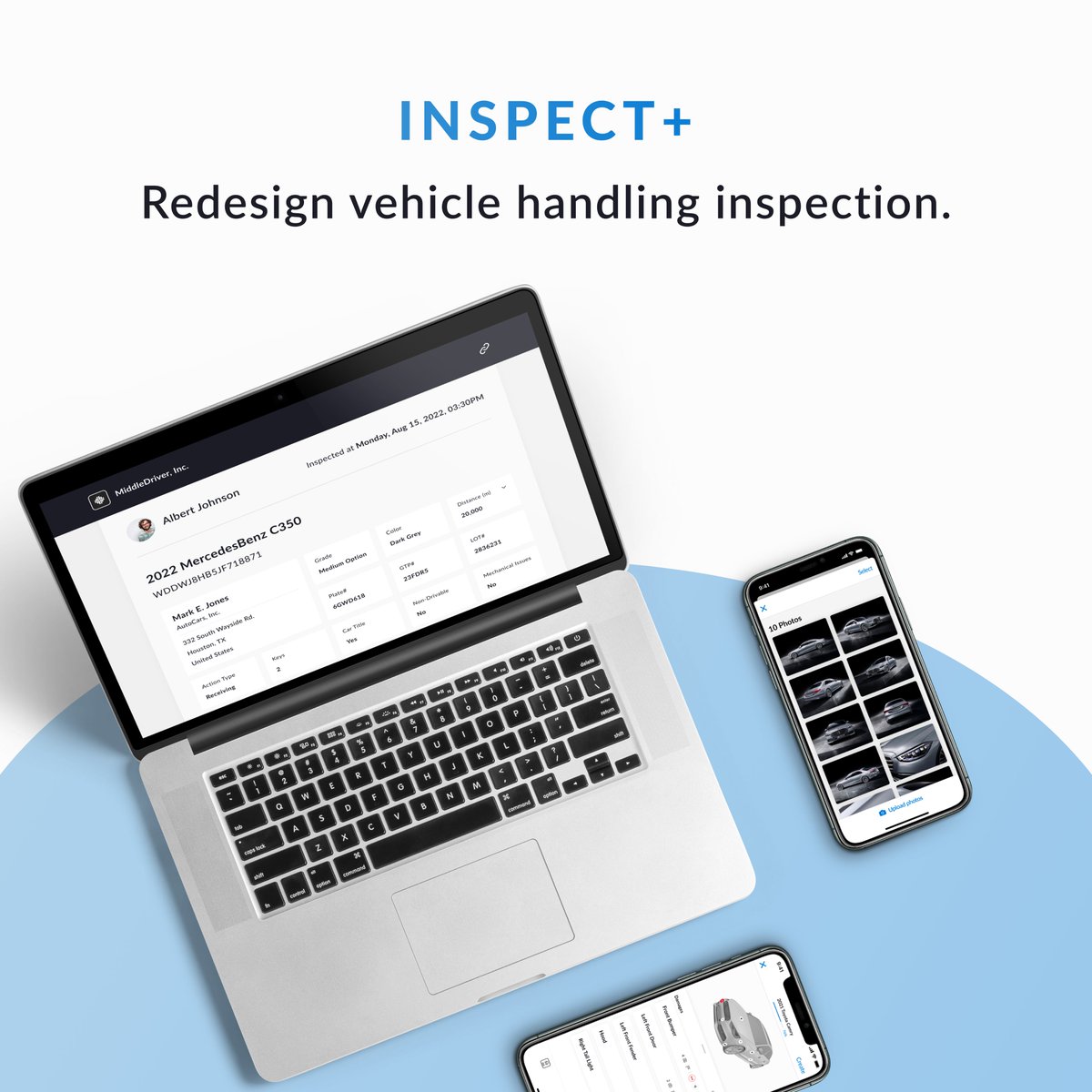 RyetsHQ's tweet photo. Do anything with INSPECT+. Record damages with high visibility, capture vehicle details, share inspections, and much more. https://t.co/zy2T5xuVHX