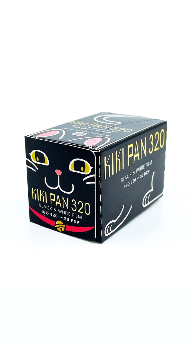 ZDP189's tweet photo. TL;DR: BW 320ASA 135/36 in a cute package for $8.25

I just heard @camerafilmphoto have launched a limited edition film (Kiki is the name of their cat). They say it's a high-silver content BW similar to Tri-X with good tonality. I can't wait to try it!

https://t.co/sIWtEDFWgl https://t.co/Kvv1M8sGdH