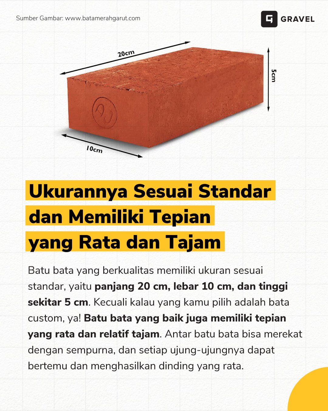 Ukuran Batu Bata Yang Standar Adalah Soalan Bp Otosec - vrogue.co