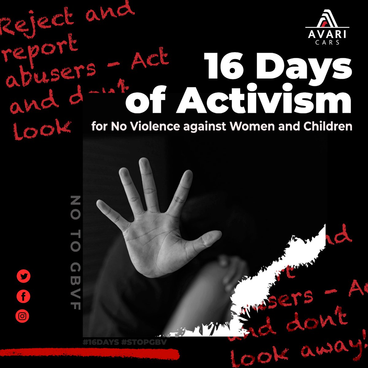 AvariCars's tweet photo. Violence against women and children is an everyday reality, Say No to GBVF.

https://t.co/4BOc3NNjOu
#avaricars #fyp #abuser #report
#abuse #violence #rhelp
#women #children
#activism #GBVF #care #save #life #fear #sayno #domesticabuse
#protect #violence
#fyp #foryou #foryoupage https://t.co/TOVv33U112