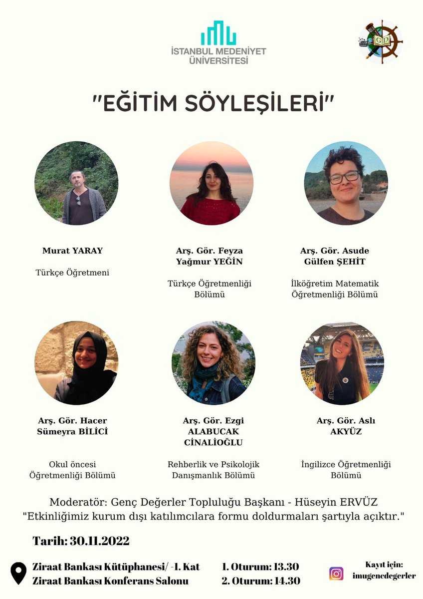 İstanbul Medeniyet Üni. Eğitim Bilimleri Fakültesi (@imuegitim) on Twitter photo 