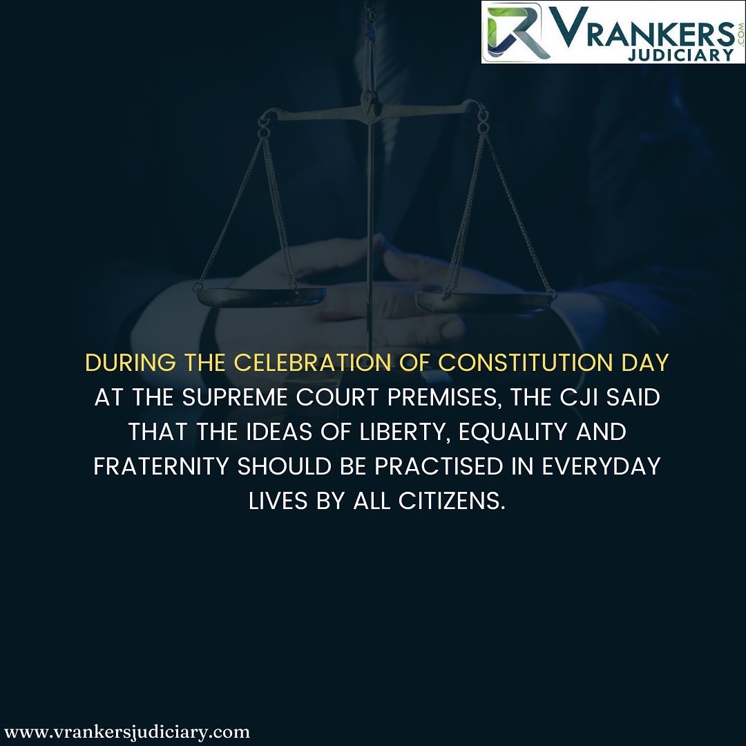 VRankers's tweet photo. "Our Constitution manages to achieve unity in diversity. It does not force its citizens to choose between their rights and culture.
Do follow for more news @VRankers 
__________________________
#crpc #law #ipc #lawstudent #judiciary #advocate #lawyer #highcourt #indianlawupdates https://t.co/8jpKVr8bpf