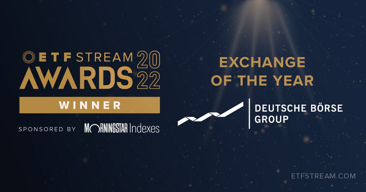 Thank you to @ETF_Stream and the jury for recognizing us as Exchange of the Year 2022, right on our 25th birthday. 🎂 etfstream.com/news/etf-strea…