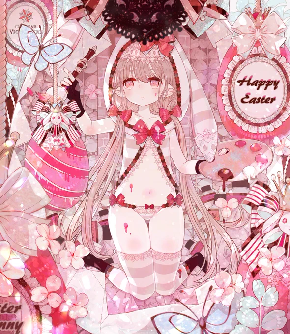 ニーハイめっちゃある#いいニーハイの日 #イラスト 
