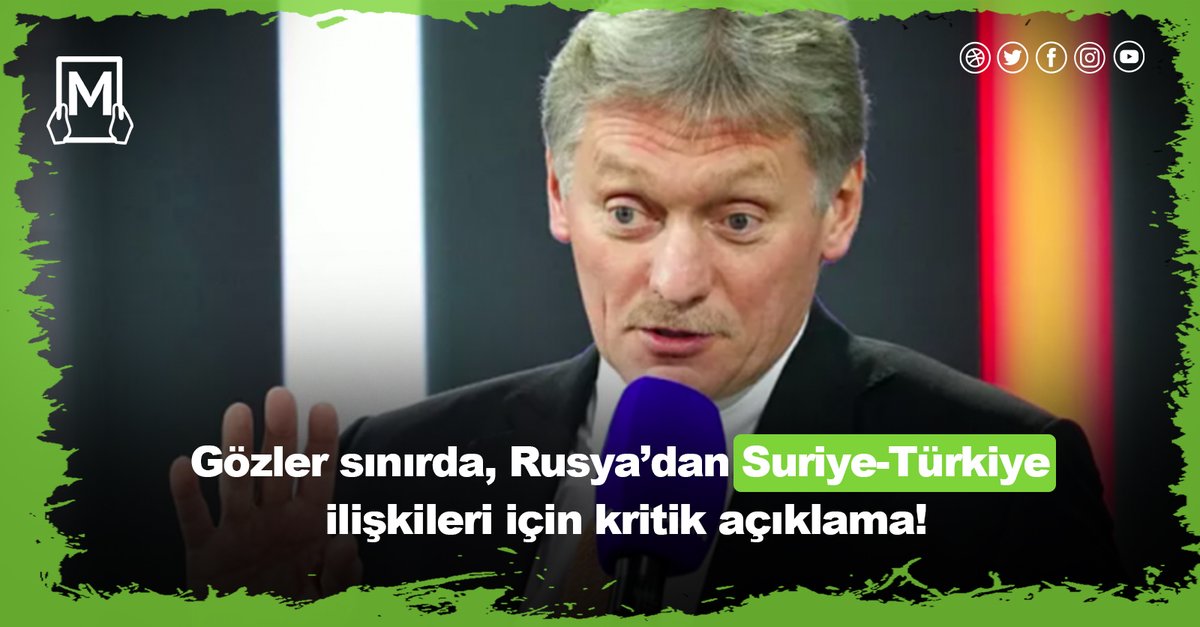 TrImArabic's tweet photo. Gözler sınırda, #Rusya’dan #Suriye_Türkiye ilişkileri için kritik açıklama! 

https://t.co/6sxlU8M8Dk 
@TrImArabic  
#Tr_imarabic https://t.co/Z1pegXS2YG