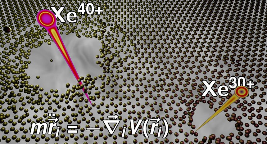 A new model published in doi.org/10.1021/acs.na… by our group <a href="/tu_wien/">TU Wien</a> explains, why tiny holes - only a few nanometers in size - are formed in some two-dimensional materials when they are bombarded with highly charged ions, but not in others. #TUWien
tinyurl.com/4ykkyb9c