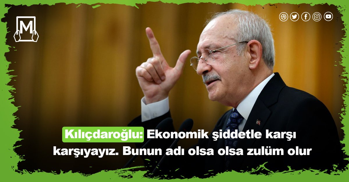 TrImArabic's tweet photo. #Kılıçdaroğlu: Ekonomik şiddetle karşı karşıyayız. Bunun adı olsa olsa zulüm olur 

https://t.co/pJmde6STXP 
@TrImArabic  
#Tr_imarabic https://t.co/6FeFyzWQGk