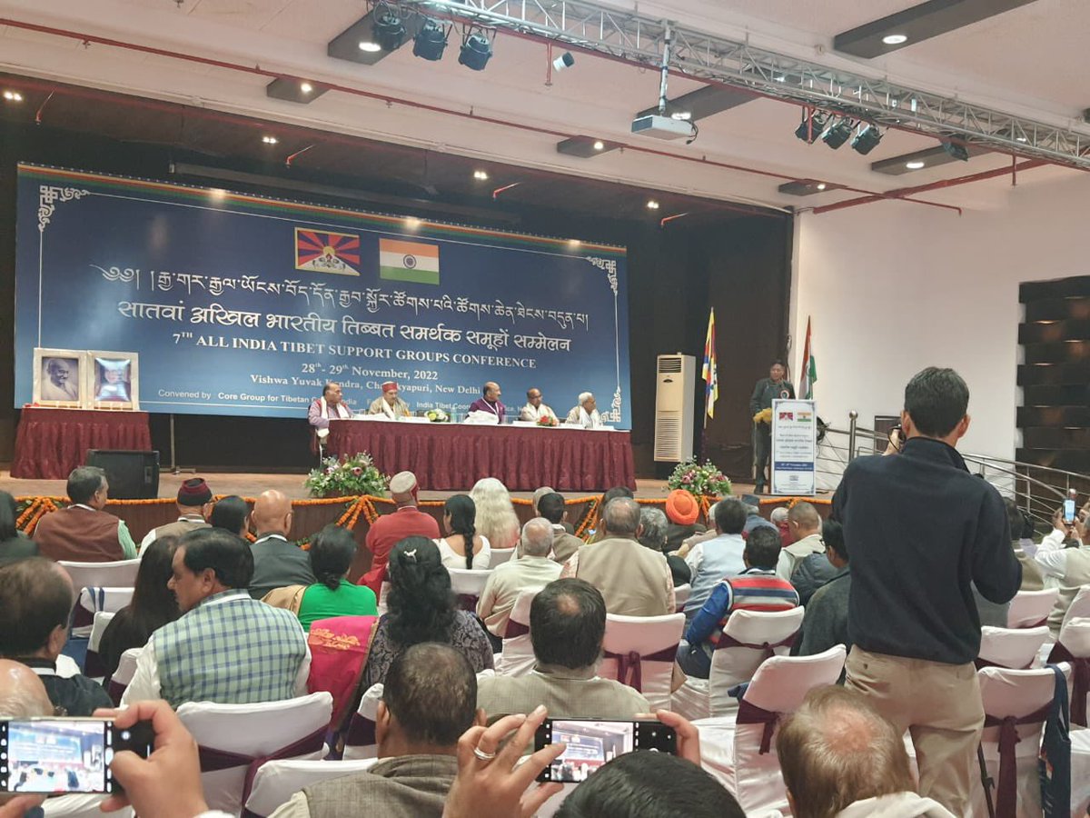 ForFnva's tweet photo. Team FNVA at the 7th All India Tibet Support Groups Conference. 

@SikyongPTsering @SujeetKOfficial and others graced this vital conference, which will be deliberating &amp; engaging on the resolution of the Tibet-China conflict.

#Tibet #India #Tibetsupportgroup https://t.co/9nygAmkSZv