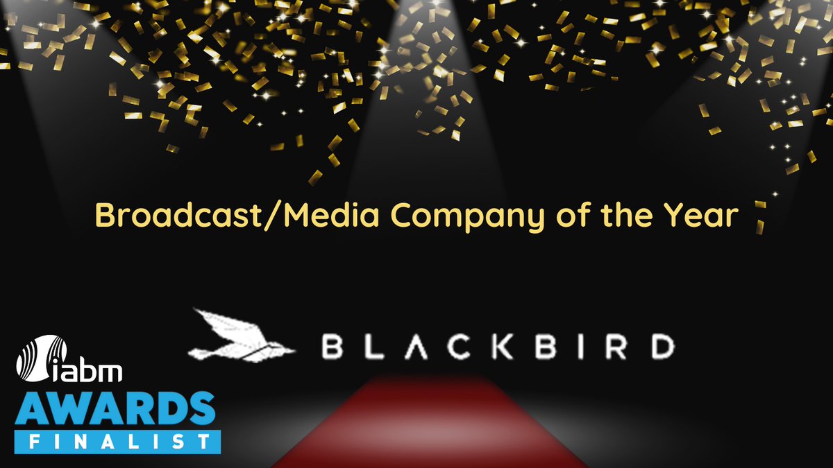 We're honoured to be shortlisted for another prestigious industry award: IABM Broadcast / Media Company of the Year. Winner announced this Thursday, 1st December! @TheIABM #IABM #IABMAwards22 #BIRD #BBRDF