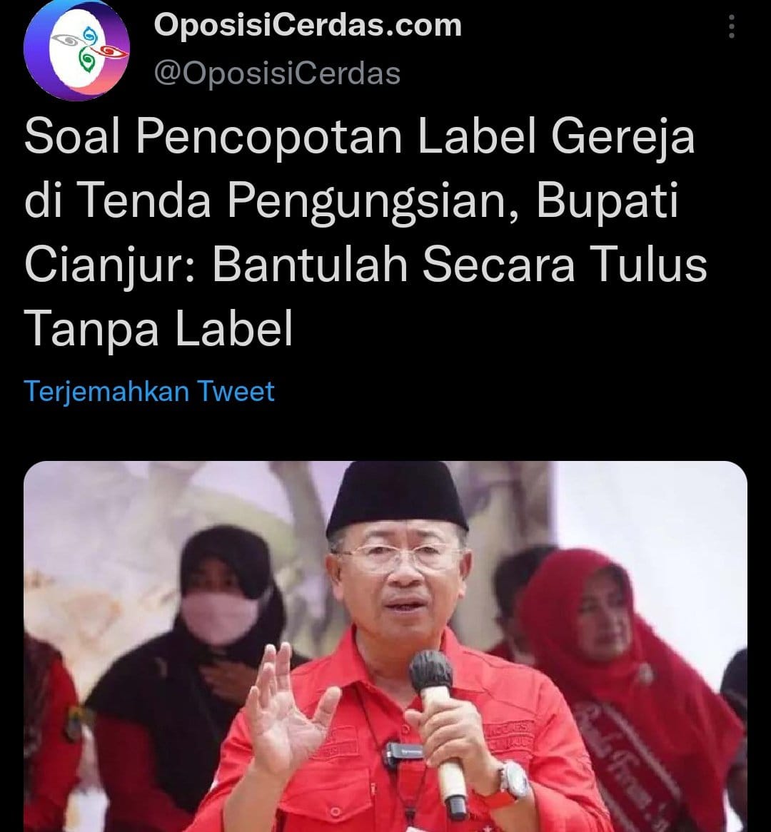 AlFatih28256255's tweet photo. Bantulah secara tulus tanpa label.. https://t.co/ny0cIR71zS