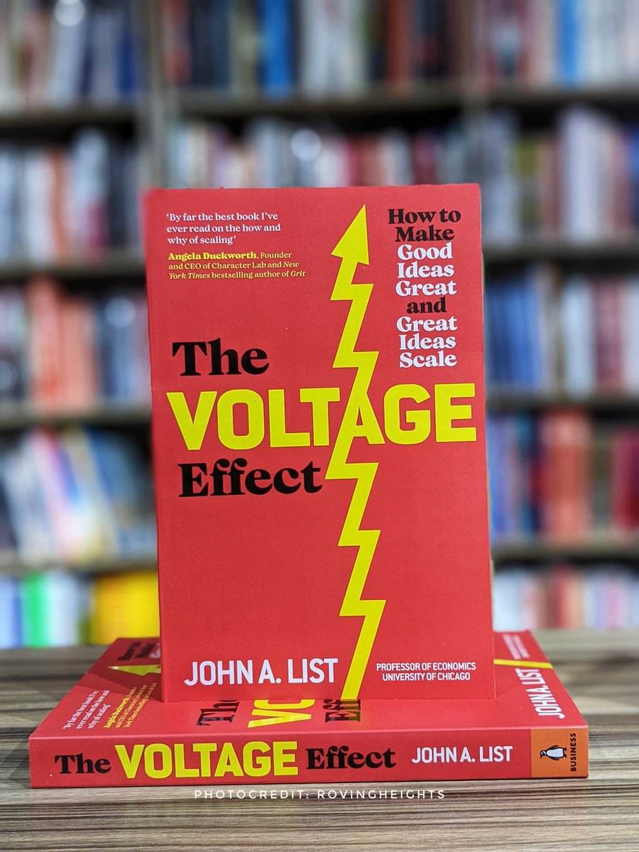 Rovingheights's tweet photo. In #VoltageEffect, @Econ_4_Everyone identifies five measurable vital signs that a scalable idea must possess and offers proven strategies for avoiding voltage drops and engineering voltage gains. 

NGN 10,000 https://t.co/wEolsDvJzW