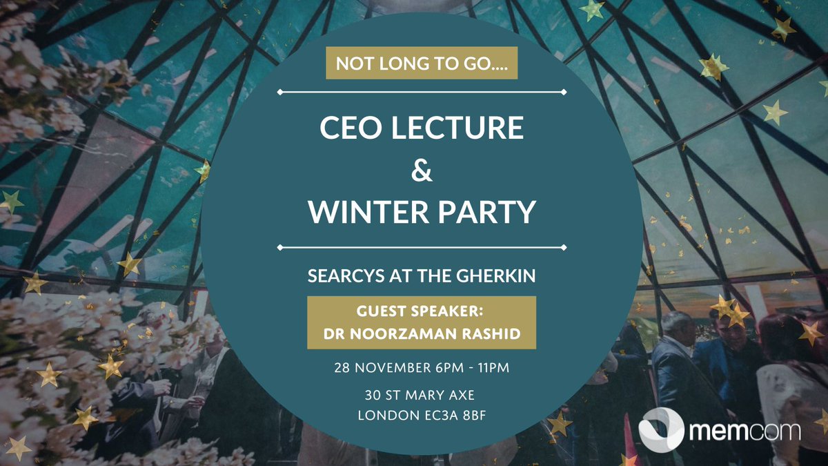 Delighted to be once again sponsoring the <a href="/memcomUK/">Memcom</a> CEO Lecture and Winter Party.

We'll be kicking off the evening with a session exploring continuous improvement as a model for anticipating change. 

Look forward to seeing some of your there!

#ExperienceMatters #Membership