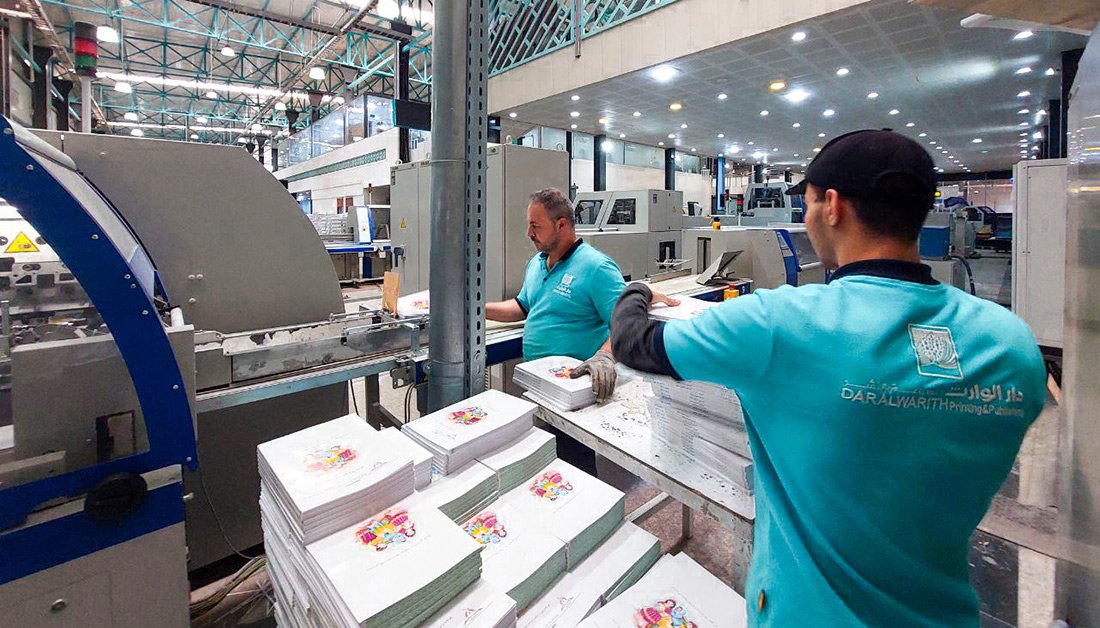 خلال (26) يوما فقط.. مطبعة تابعة للعتبة الحسينية تستكمل طباعة المناهج الدراسية وتسليمها الى وزارة
التربية وفق العقد المبرم

#شغل_العتبات
#العتبة_الحسينية_المقدسة
imamhussain.org/arabic/37018