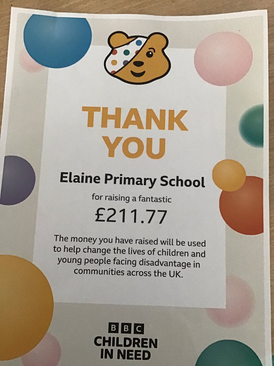 Thank you again Elaine’s AMAZING Parents/carers for helping the charities team raise even more money for another fantastic charity 💜⭐️
