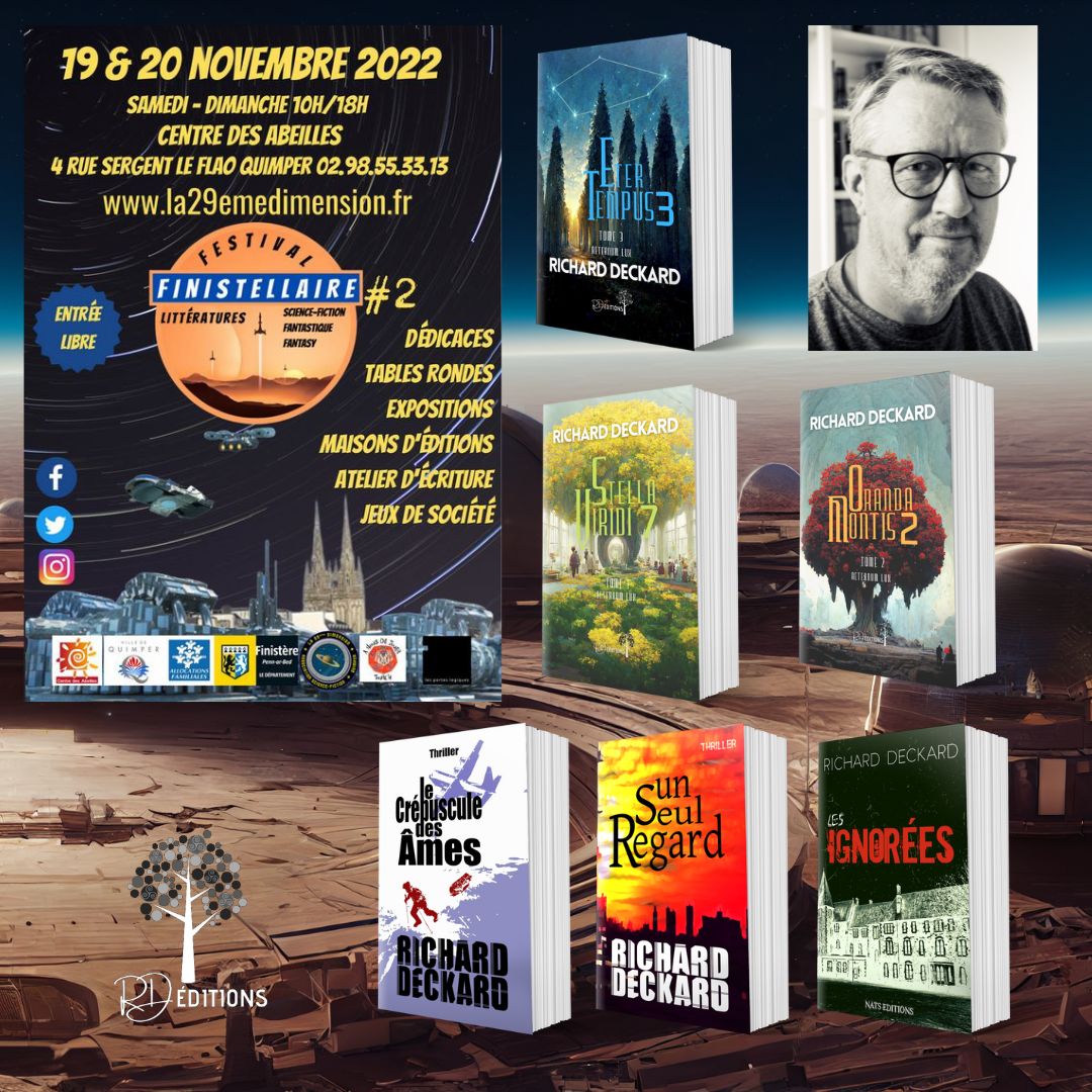 mricharddeckard's tweet photo. Pour ceux et celles ou l'inverse qui sont sur Quimper, la librairie Ravy a mes romans en stock à disposition.
#Ravy @LibrairieRavy
https://t.co/WV0hxRmu7J https://t.co/hQMWwb99hB