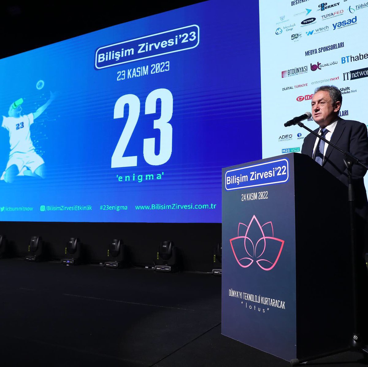 Bilişim Zirvesi’23 teması açıklandı, 23 Kasım 2023 tarihinde Bilişim Zirvesi 23. Defa gerçekleşecek.
#enigma #bilisimzirvesi #bilişimzirvesi #bilisim500 #bthaber #bilişim #teknoloji #technology #techaddict #technews #innovation #bthabersirketlergrubu 
<a href="/bthaber/">BThaber</a> <a href="/BThaberAnkara/">BThaber Ankara</a>