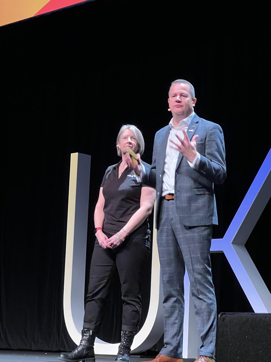 UKISUG Chief Exec Craig Dale (<a href="/UKISUG_Craig/">Craig Dale</a>) and Fiona Warburg now on stage to talk more about the S/4HANA Academy, Women in SAP and other initiatives #UKISUGCONNECT