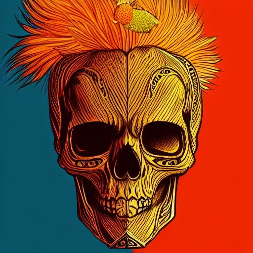 B00Wick's tweet photo. "Lost the flesh, not the hair"
Generated with @NightcafeStudio 

https://t.co/zZ04aoJt33 https://t.co/C1JKlyeVhI