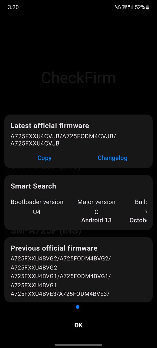 Breaking News--> 🤗🤗🥳🥳

INDIA:: Galaxy A72  joins One UI 5 Android 13 party here just now...

Congratulations 🥳🥳🥳🥳

Build::CVJB

#OneUI5
#GalaxyA72